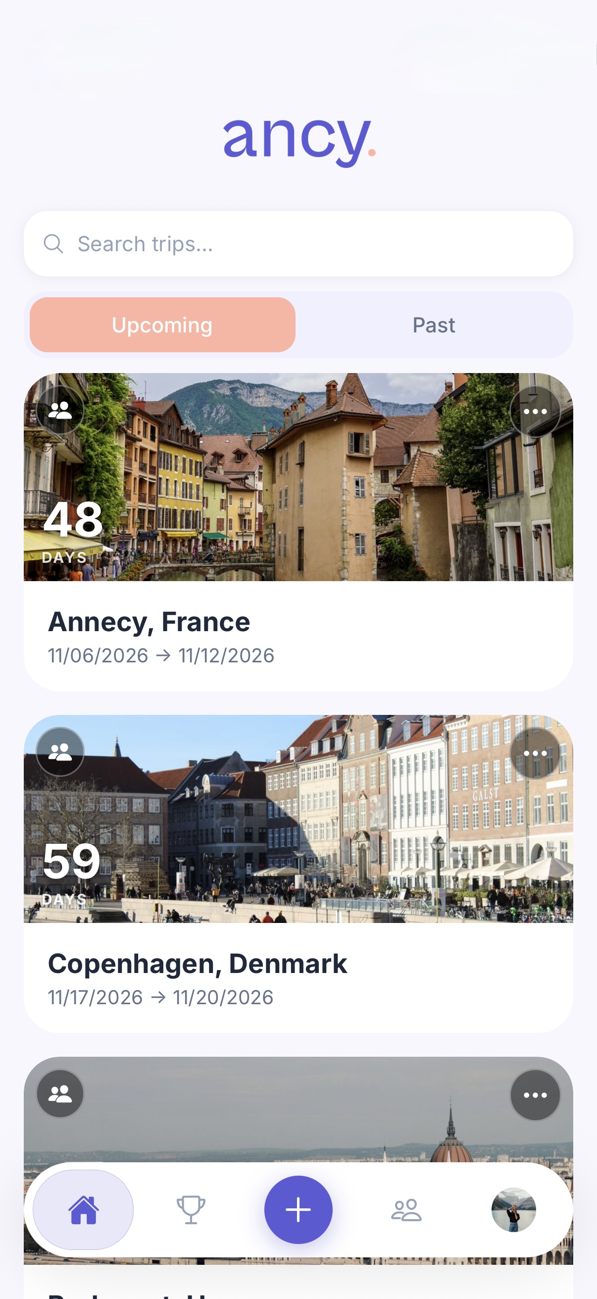ancy app screenshot