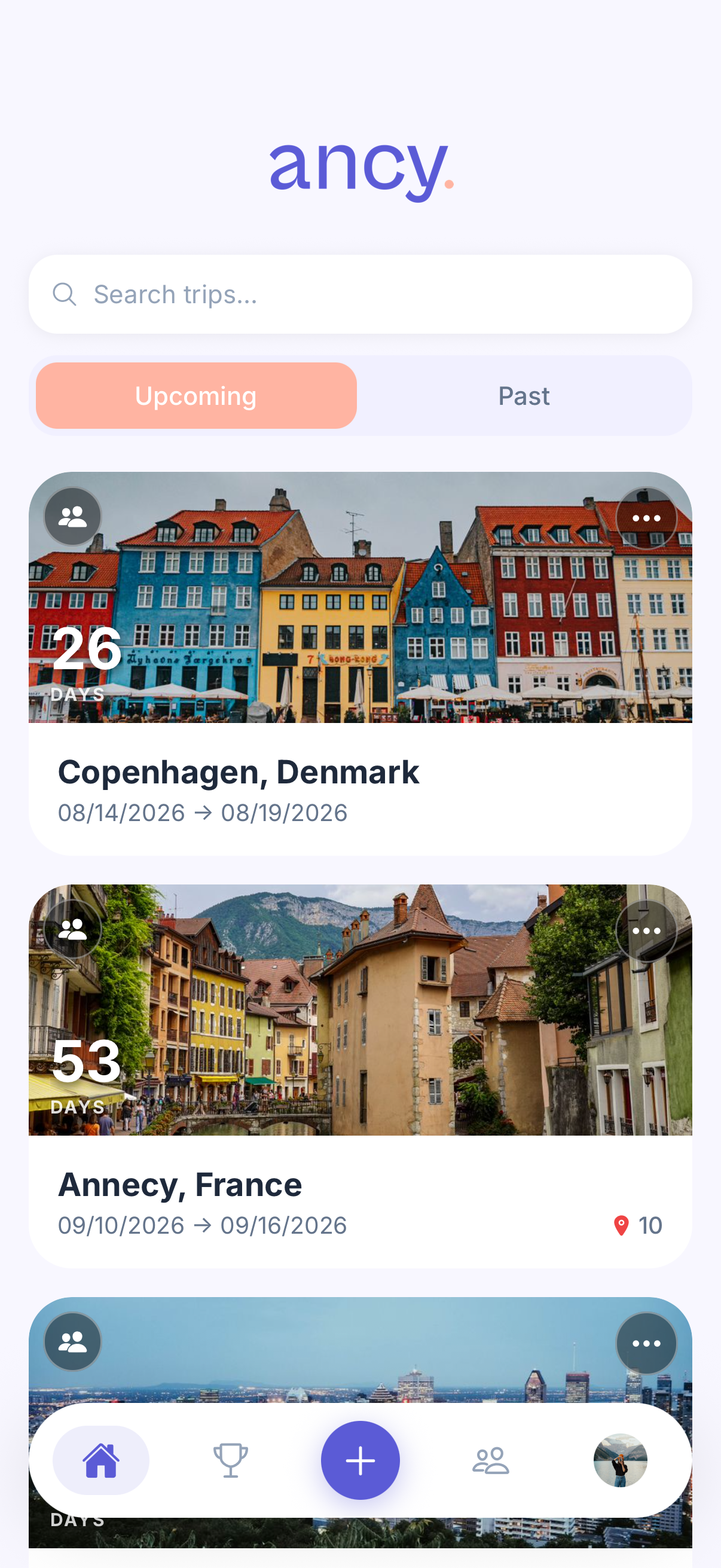 ancy app screenshot