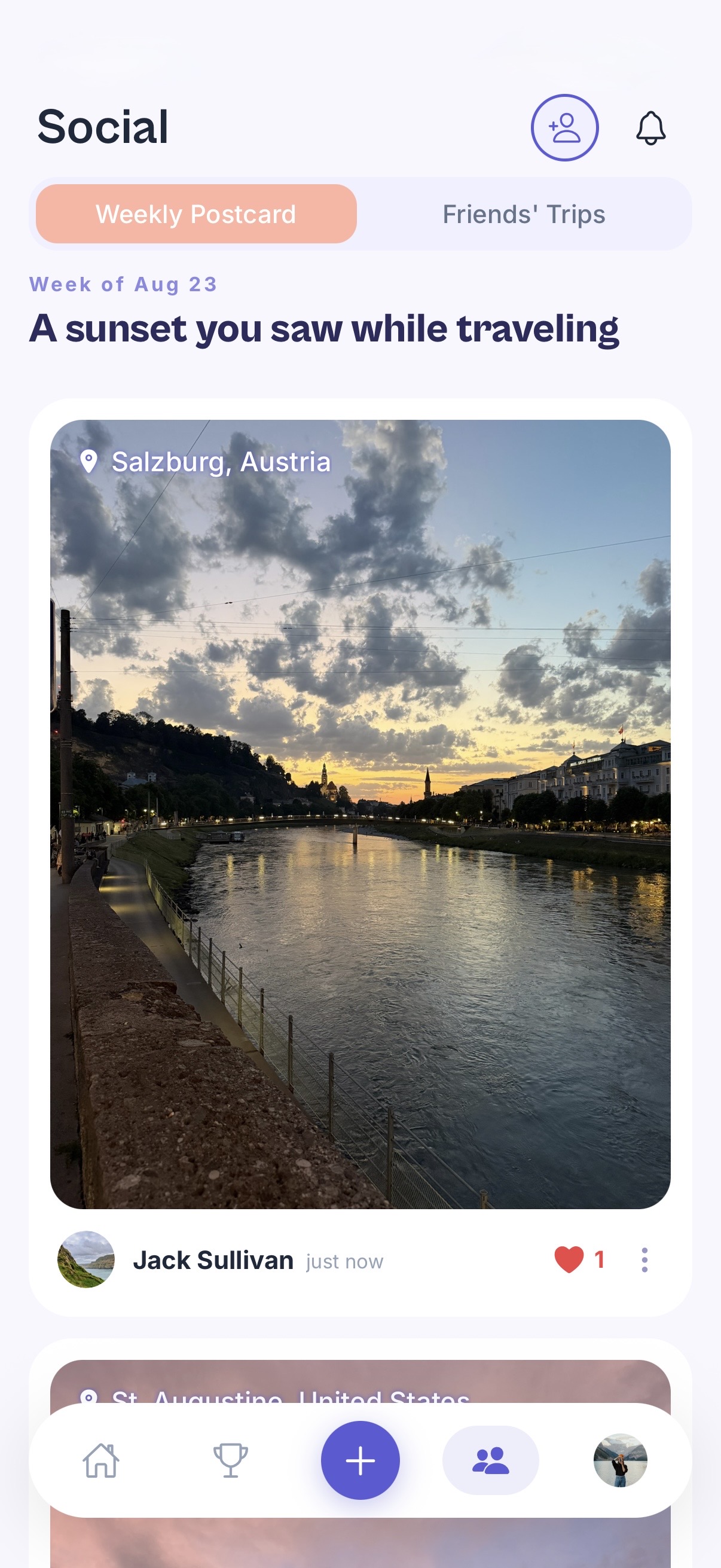 ancy weekly travel postcard
